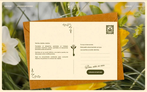 Web de El Jardín Secreto (Ecommerce · Diseño y Desarrollo) por Pedro Gris